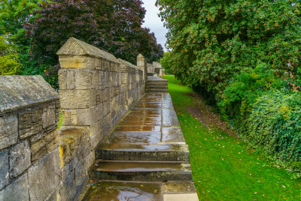 istock City wall walk promenade, in York 2081415794