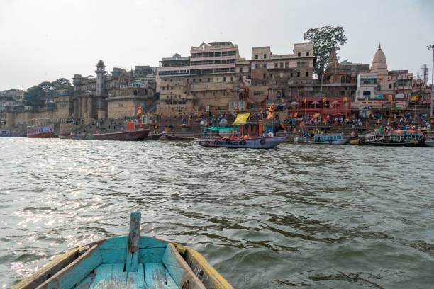 istock Riverfront landscape of Varanasi, India 2081445705
