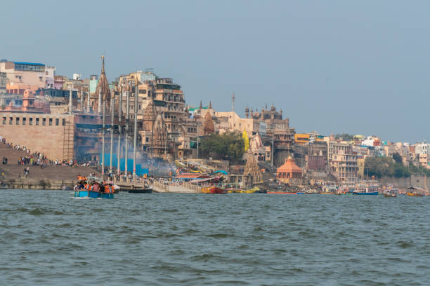 istock Riverfront landscape of Varanasi, India 2081447300