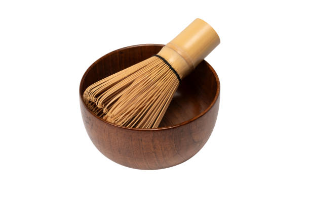 istock Bamboo crown and bamboo bowl isolated on a white background. 2081451247