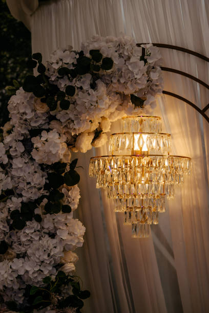 istock Wedding reception decoration from flowers. 2081565235