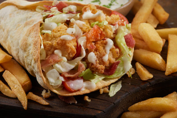 istock Air Fryer Tortilla Chicken Ranch Wrap 2081571530