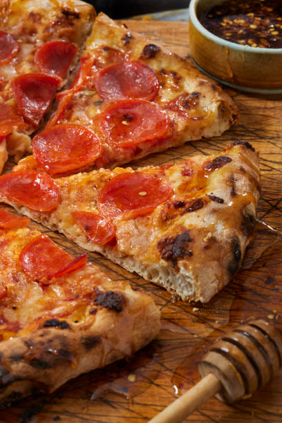 istock Trending Hot Honey Pepperoni Pizza 2081572051