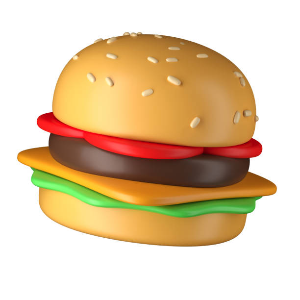 istock 3D Hamburguer Illustration 2081638522