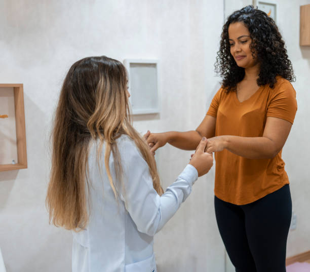 istock Woman in physiotherapy session 2081662897