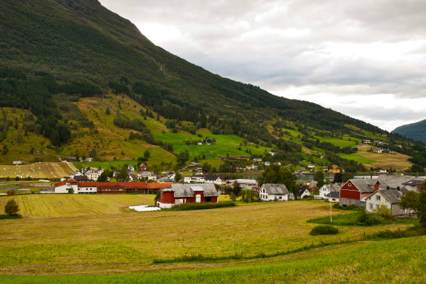 istock The Norwegian village 2081693220