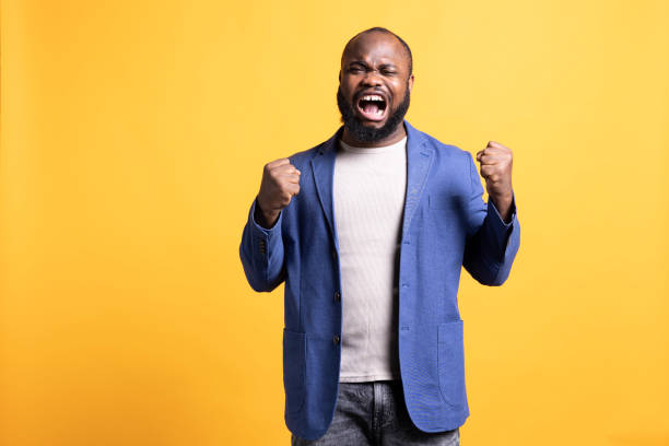 istock Heartbroken man screaming in pain, having mental breakdown, studio background 2081758012