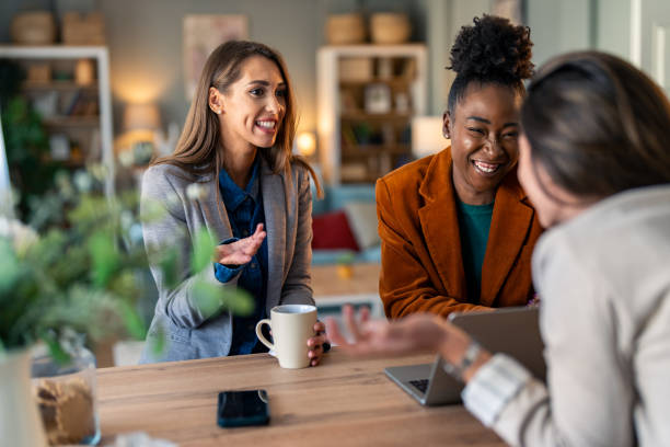 istock Young female entrepreneurs collaborating on a new project 2081777393