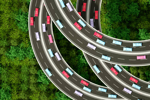 istock Autonomous, self driving, driverless, connected car on the highway 2081778981