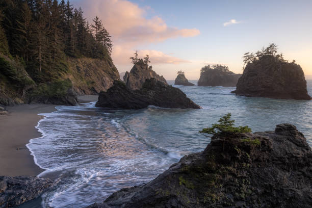 The very popular Secret Beach, Oregon.