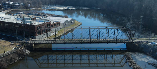 istock 2nd Street Bridge in Downtown Allegan, MI 2081824040