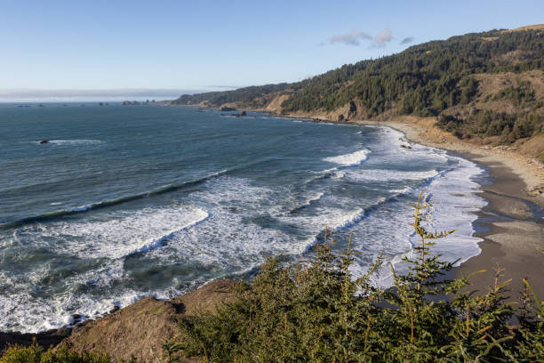 istock The ocean is calm and the beach is rocky 2081830653