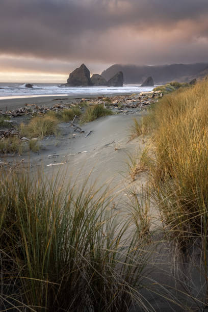 istock A beach with a rocky shoreline and a few small rocks 2081836427