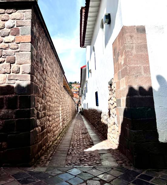 Street View of Cusco City Peru