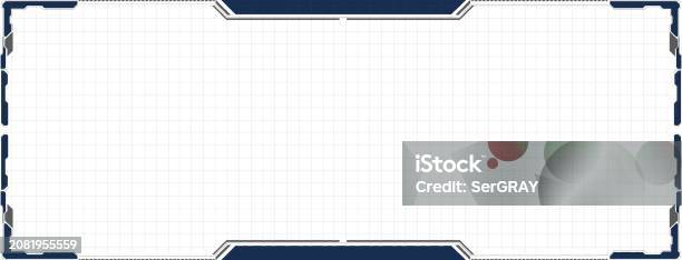 Blue Rant Layout Frame Elegant Blueprint Frame With Grid Lines For Architectural Presentations ...