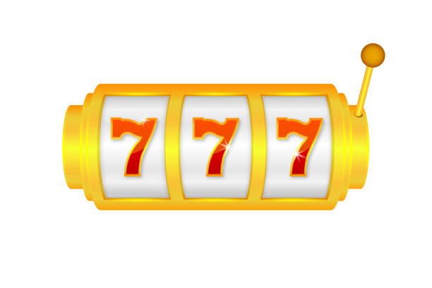 istock Jackpot in slots. Big win at the casino. Roulette for slots. Vector illustration. 2081993992
