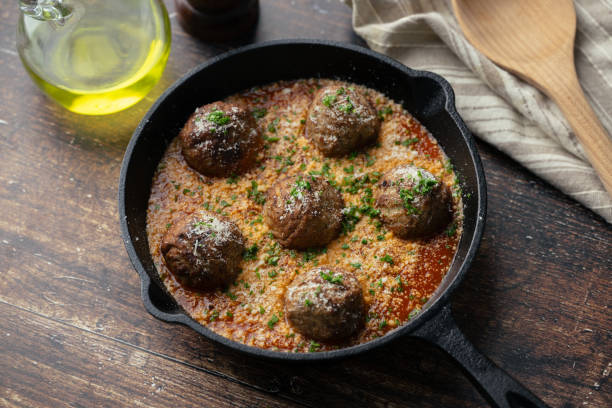 istock italian meat balls with tomato sauce and cheese 2082053061