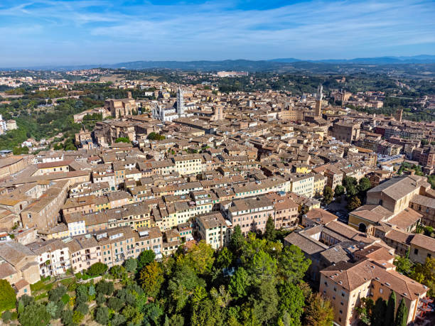 istock Aerial view of Siena 2082116852