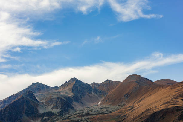 mountains, sky and forest. Place near the village of Arkhyz, Karachay-Cherkessia