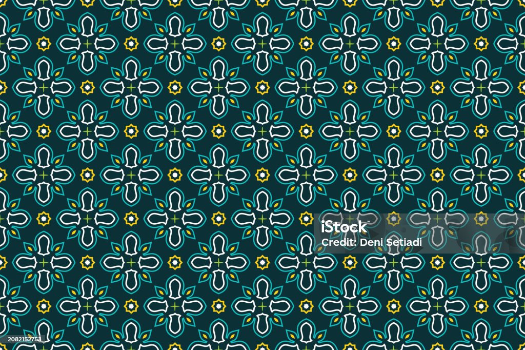 Vector Islamic Pattern Simple Islamic Background Simple Seamless Pattern Vector Stock Illustration ...
