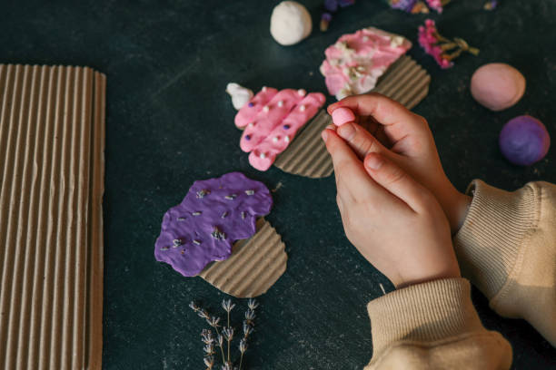 istock A child sculpts from plasticine, an idea for an activity 2082192688