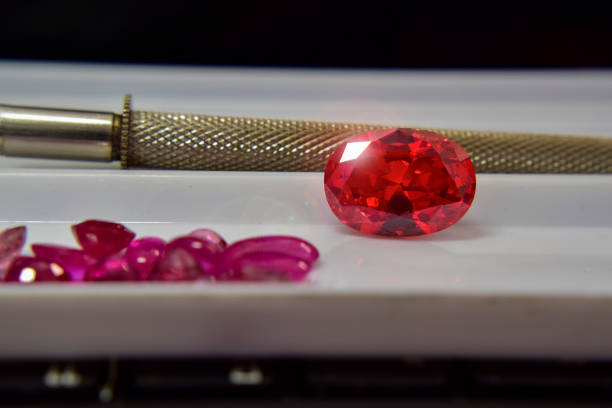 istock ruby Is red gem Beautiful by nature For making expensive jewelry 2082230827
