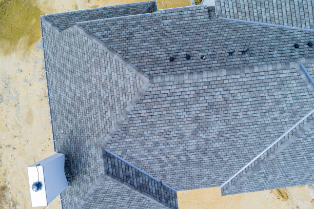 istock Asphalt shingles roof a newly constructed house 2082372126