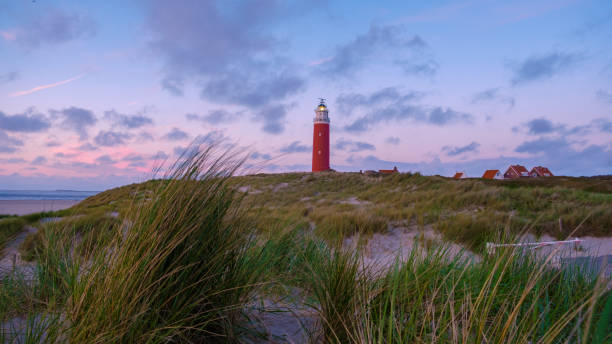 istock Texel lighthouse during sunset Netherlands Dutch Island Texel 2082378471