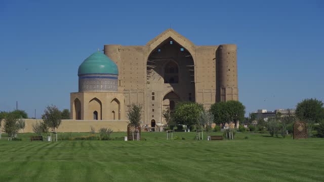 Turkestan, Kazakhstan. Mausoleum Of Khoja Ahmed Yasawi