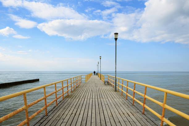 istock Old wooden pier over the sea 2082709453