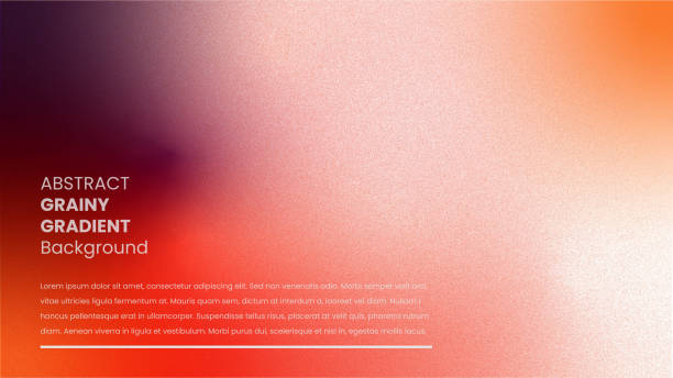 Red,purple, orange, white grainy gradient with noise texture, color gradient with grain, vector illustration Multicolor grainy gradient with noise texture. Colorful gradient background. Spray Paint Brush. Red,purple, orange, white blurred backdrop for banner, creative minimal poster, template social media design purple vintage backgrounds stock illustrations