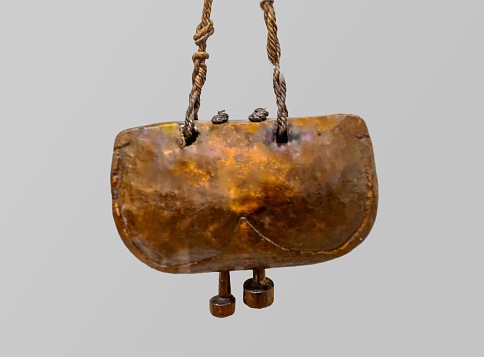 Cow bell used by farmers in villages of India.