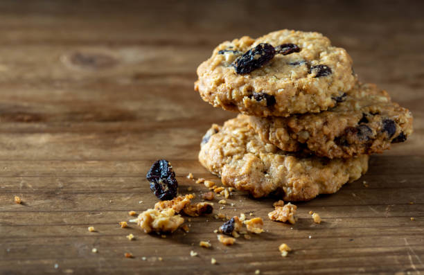 istock cookie on wooden background 2082903727