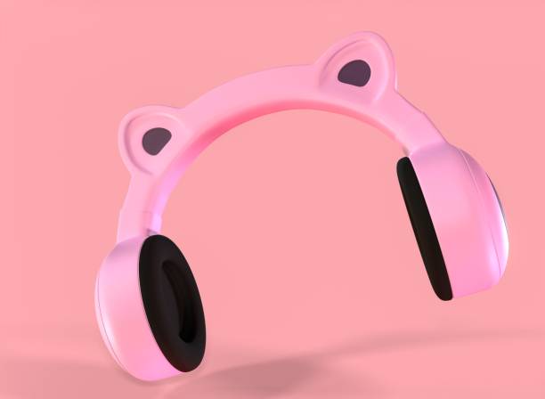 istock pink headphones with cat ears on a pink background 3d rendering 2082912136