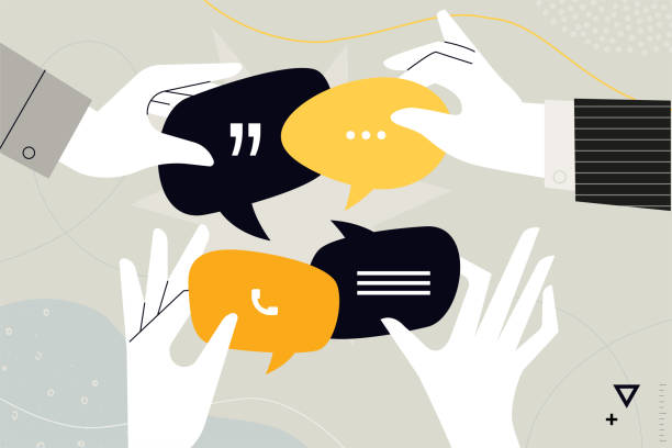 business concept illustration - transmisja stock illustrations