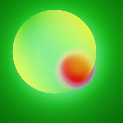 Circular hues coloured geometrical background. CGI