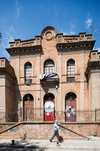 Former San Bernardo public school, building occupied by squatters, Seville, Spain