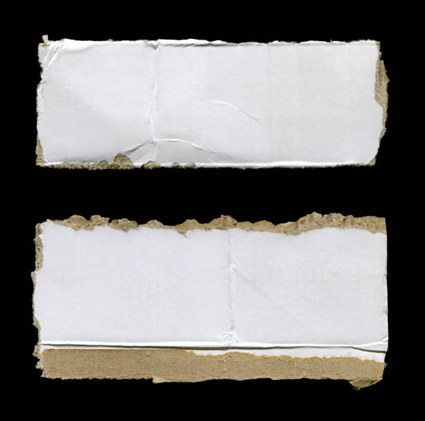 istock Old white cardboard paper texture background isolated 2083114333