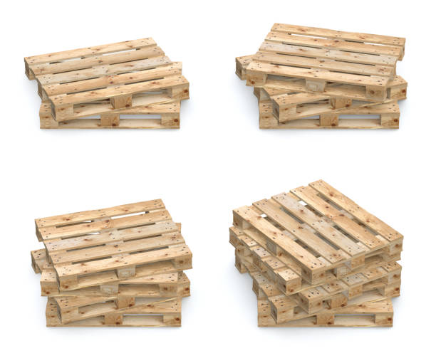 istock Wooden Pallet Set 2083128344