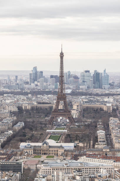 istock Skyline of Paris from above with high details. 2083137941