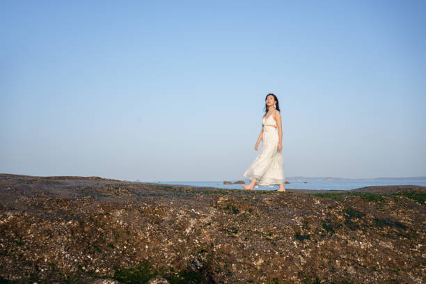 istock Young female tourist at the beach 2083142690