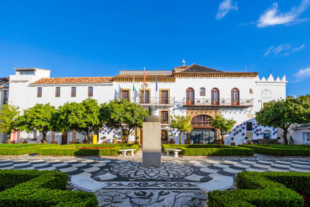 Plaza de los Naranjos in Marbella, a central square with orange trees (Andalusia, Spain) - Photo