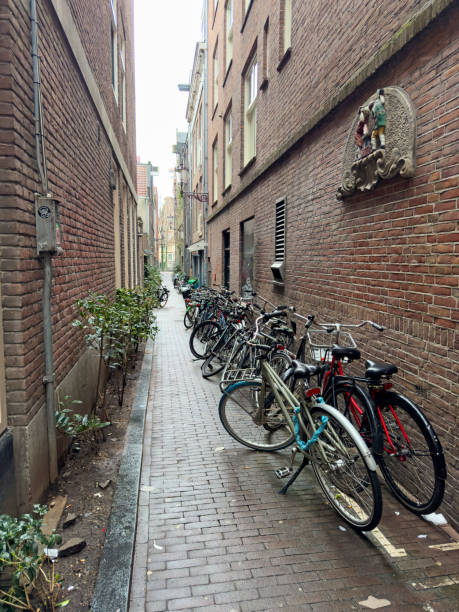 istock Alley in the red light district filled with bicycles 2083205291