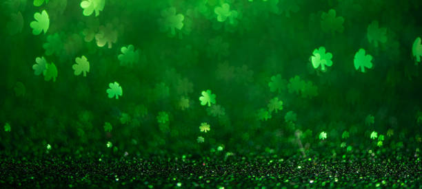 istock Abstract green background with clover highlights. Spring, summer background, st. Patricks day 2083212485
