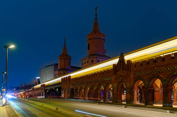 istock Berlin U-Bahn train on Oberbaumbruecke at night 2083267049