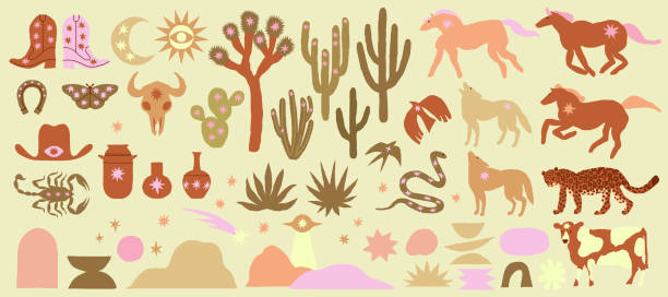 West wild cowboys collection, boho american style