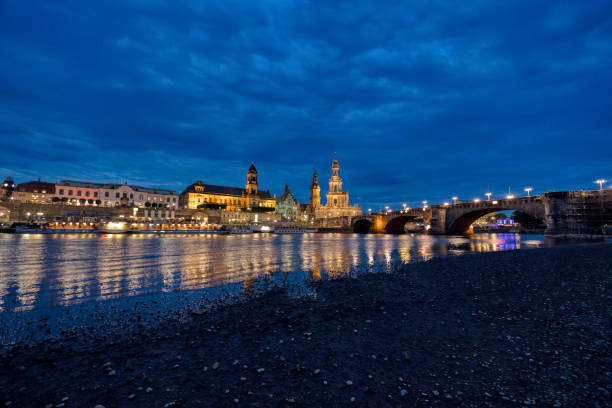 View of the old town in Dresden