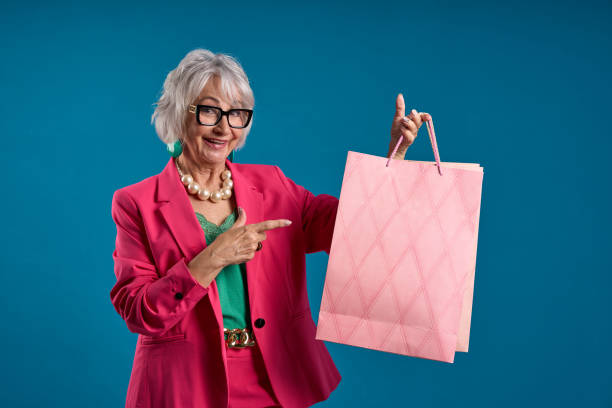 istock Elegant senior with a passion for shopping 2083326911