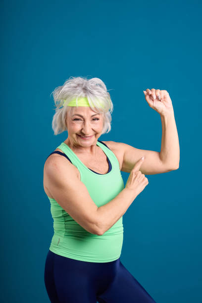 istock Energetic Senior Lady Enjoying Her Workout 2083327966