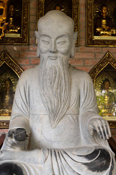 istock Stone Buddhist statue in the Bai Dinh temple complex in Vietnam. 2083341353